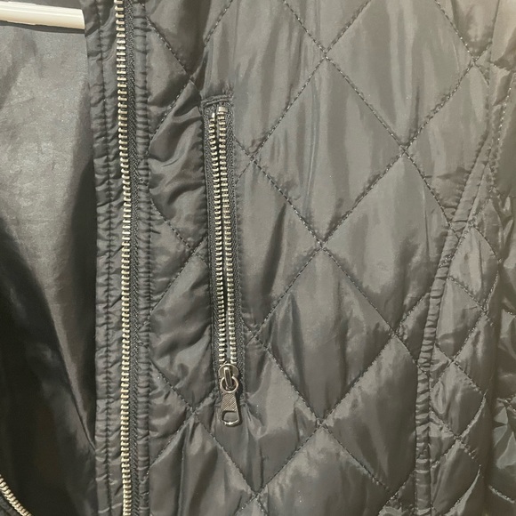Banana Republic Black Quilted Women's Jacket ~ Size small ~ Full zip - Picture 5 of 9